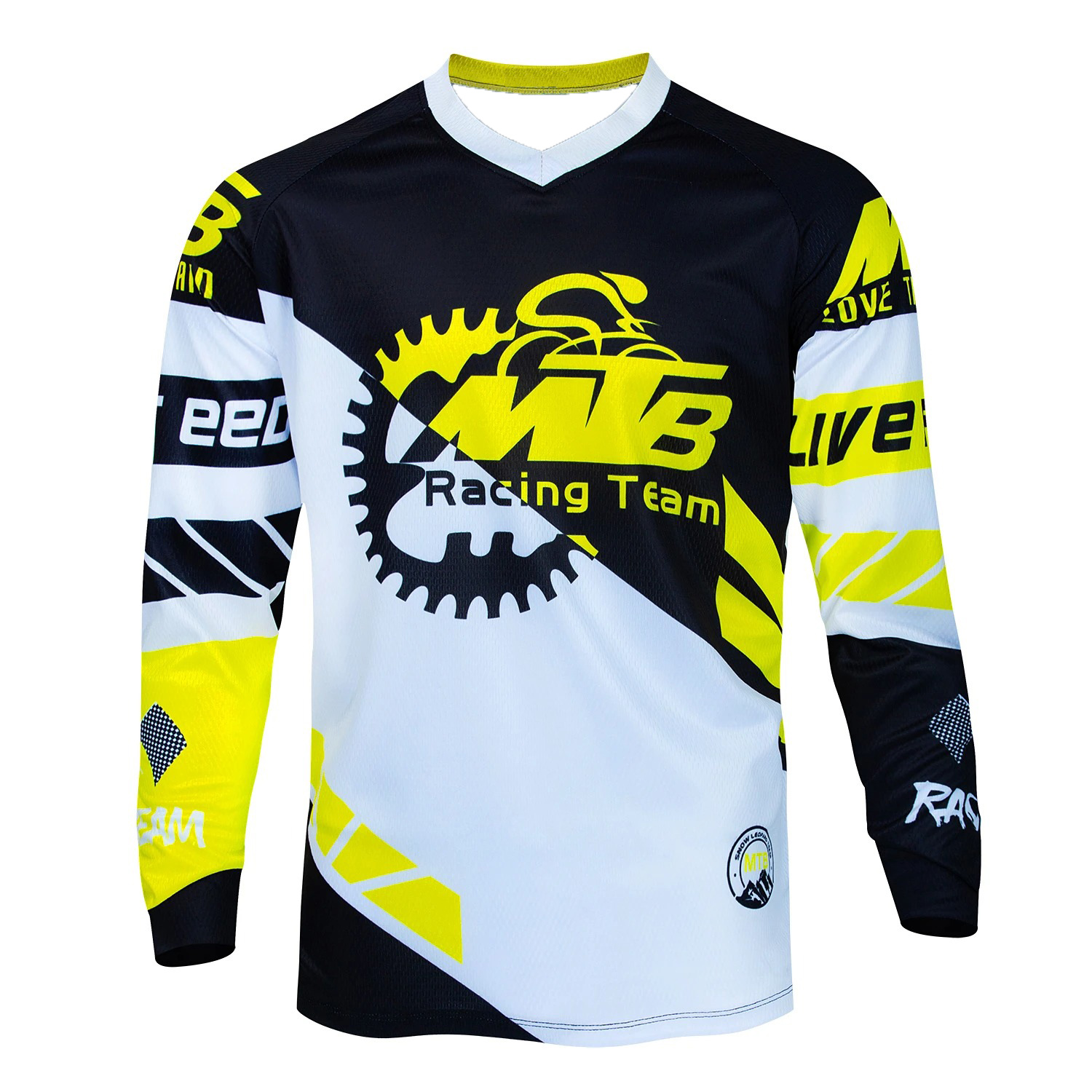 Cycling Gear Apparel - Herren Mountainbike-Renntrikot Downhill Langarm MTB-Bekleidung Motocross-Ausrüstung