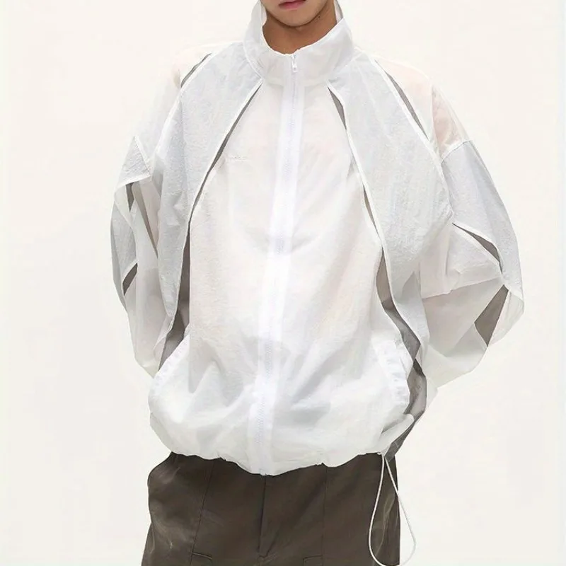 Cycling Gear Men - Japanische High Street Doppelschicht Lose Sonnenschutz