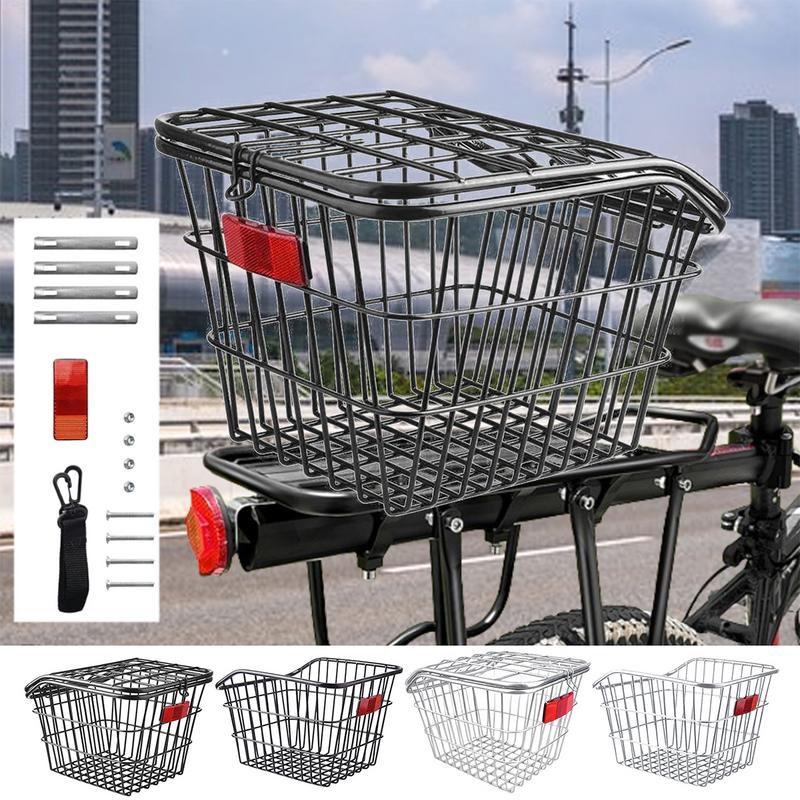 Cycling Gear Shelf - Fahrrad Hinten Korb Metall Fahrrad Radfahren