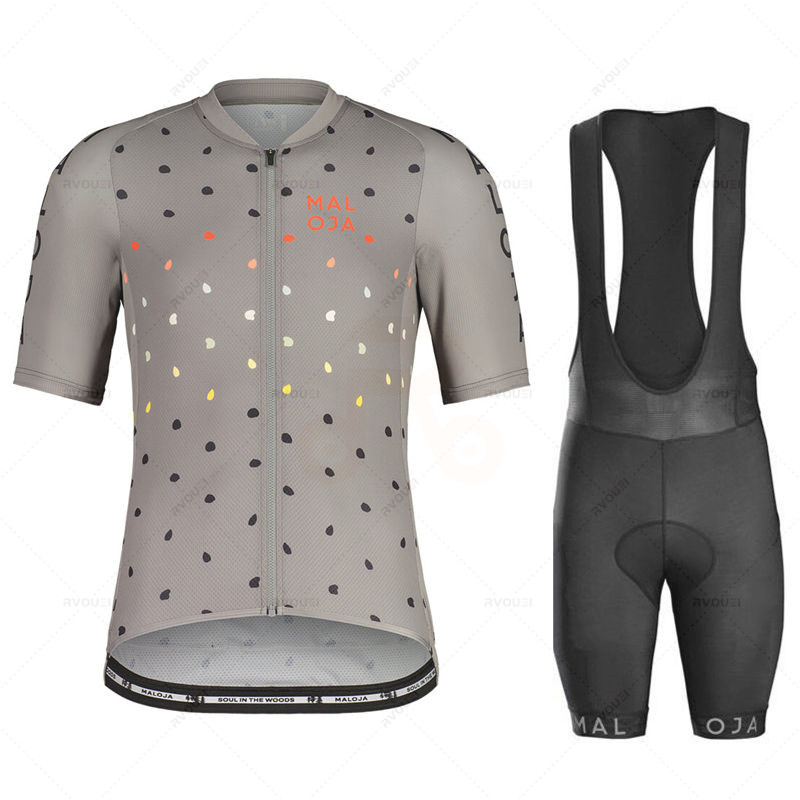 Cycling Gear Leaderboard - Maloja-Kurzarm-Fahrradbekleidungsset, Fahrradbekleidung, atmungsaktives Anti-UV-Fahrradbekleidungstrikot, Sommer