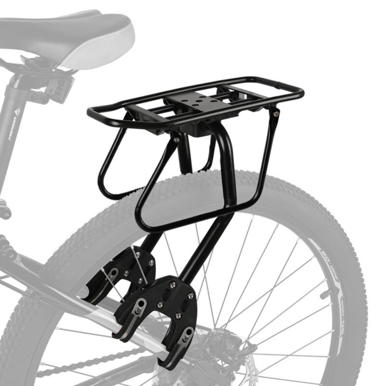 Cycling Gear Shelf - Schnellspann-Fahrrad-Gepäckträger für Mountainbikes, Belastbarer Hinterer Gepäckträger