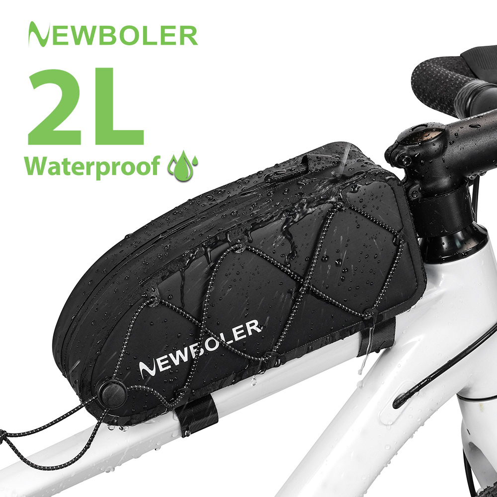 Cycling Gear Duffle - NEWBOLER 1,8L Fahrradtasche Wasserdichte Reflektierende Vordere