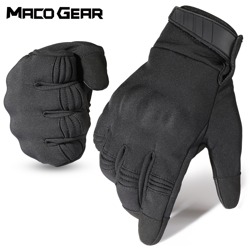 Cycling Gear Display - Winter Warme Motorrad Vollfinger Handschuhe Touchscreen