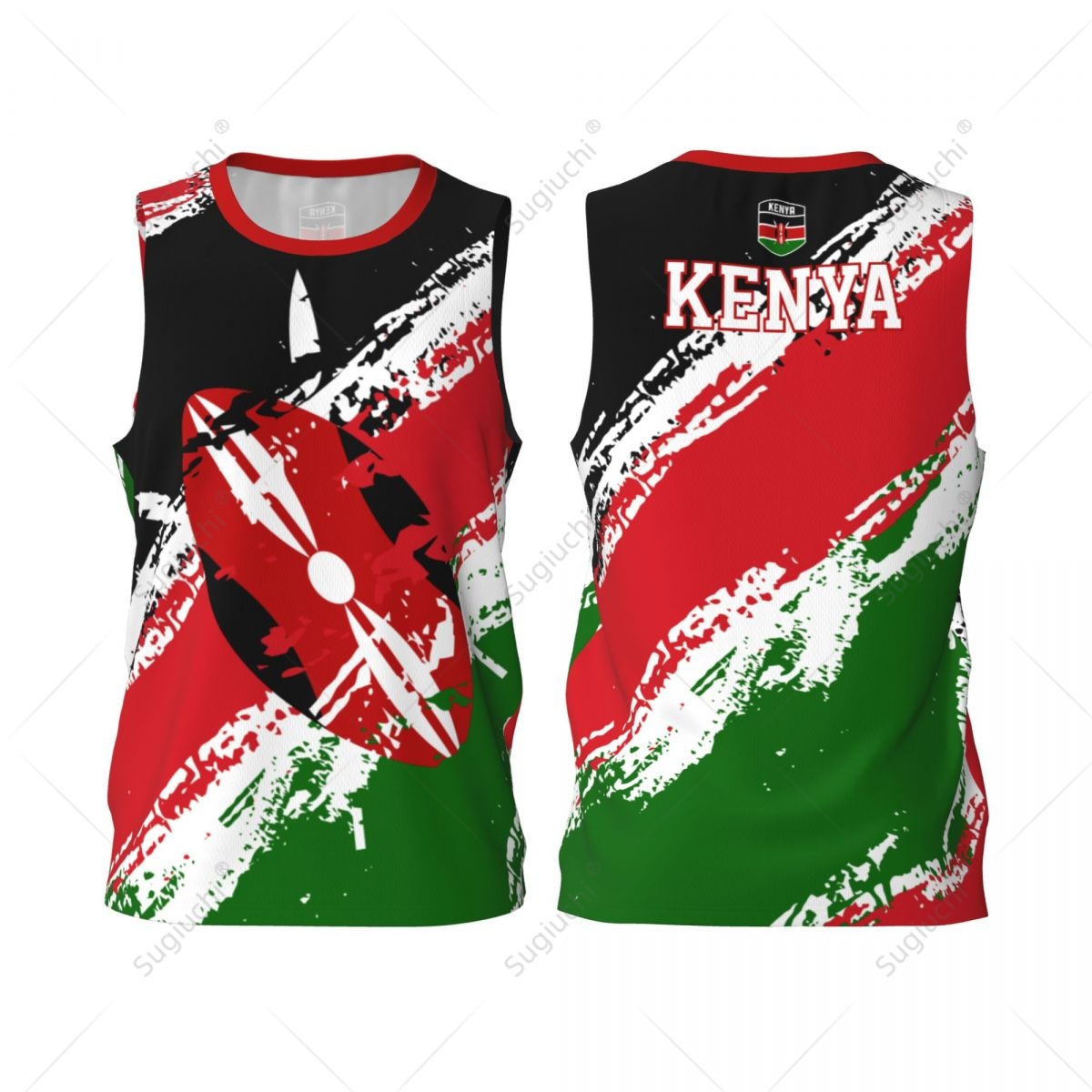 Cycling Gear Kenya - Männer Basketball Sport Kenia Flagge Laufen
