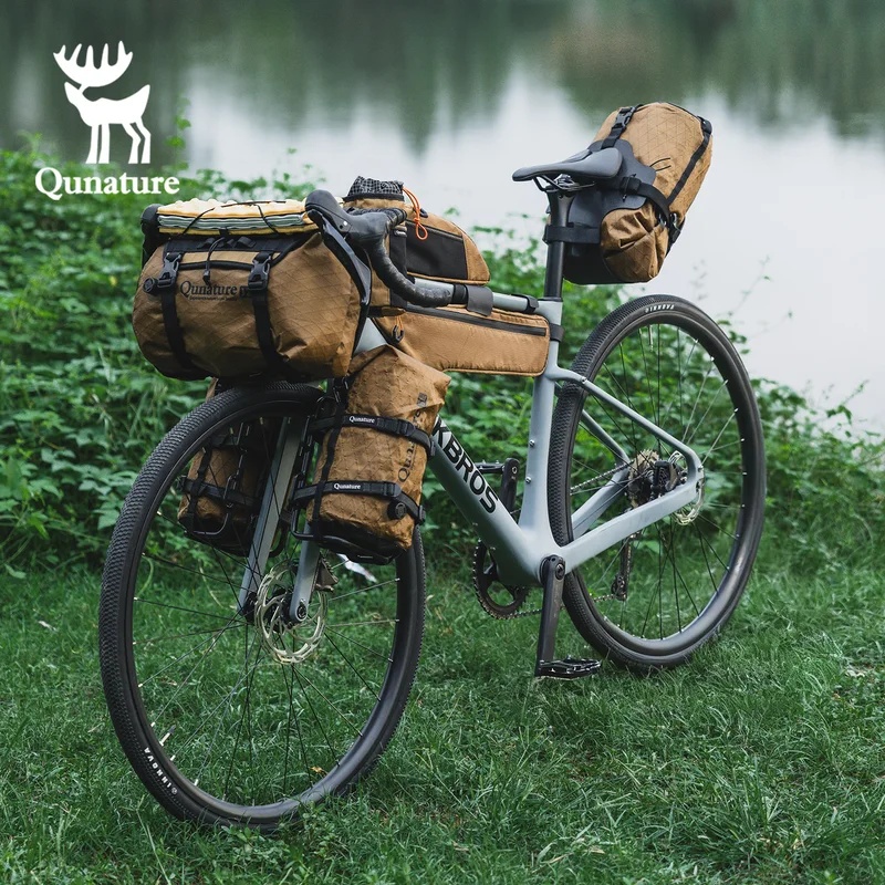 Cycling Gear Duffle - Qunature 6/12L Auspuff-Fahrradtasche Wasserdichte Kompressions-Trockentasche Rennrad