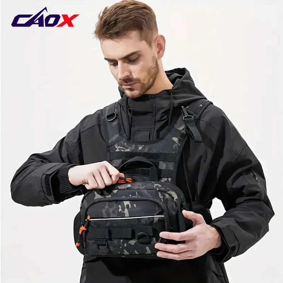 Cycling Gear Duffle - Angeln Locken Vorne Brust Weste Reise