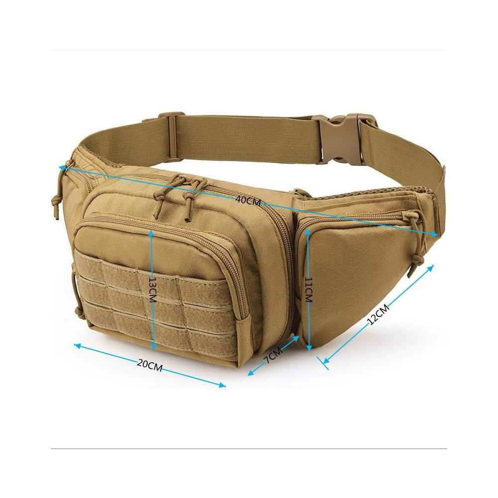 Cycling Gear Men - Taktische Hüfttasche Wasserdichte Gürteltasche Verstellbarer Gürtel