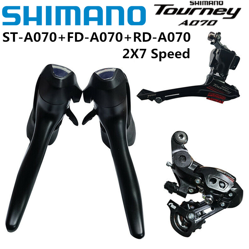 Cycling Gear Kit - SHIMANO TOURNEY A070 2x7 Geschwindigkeit Gruppe