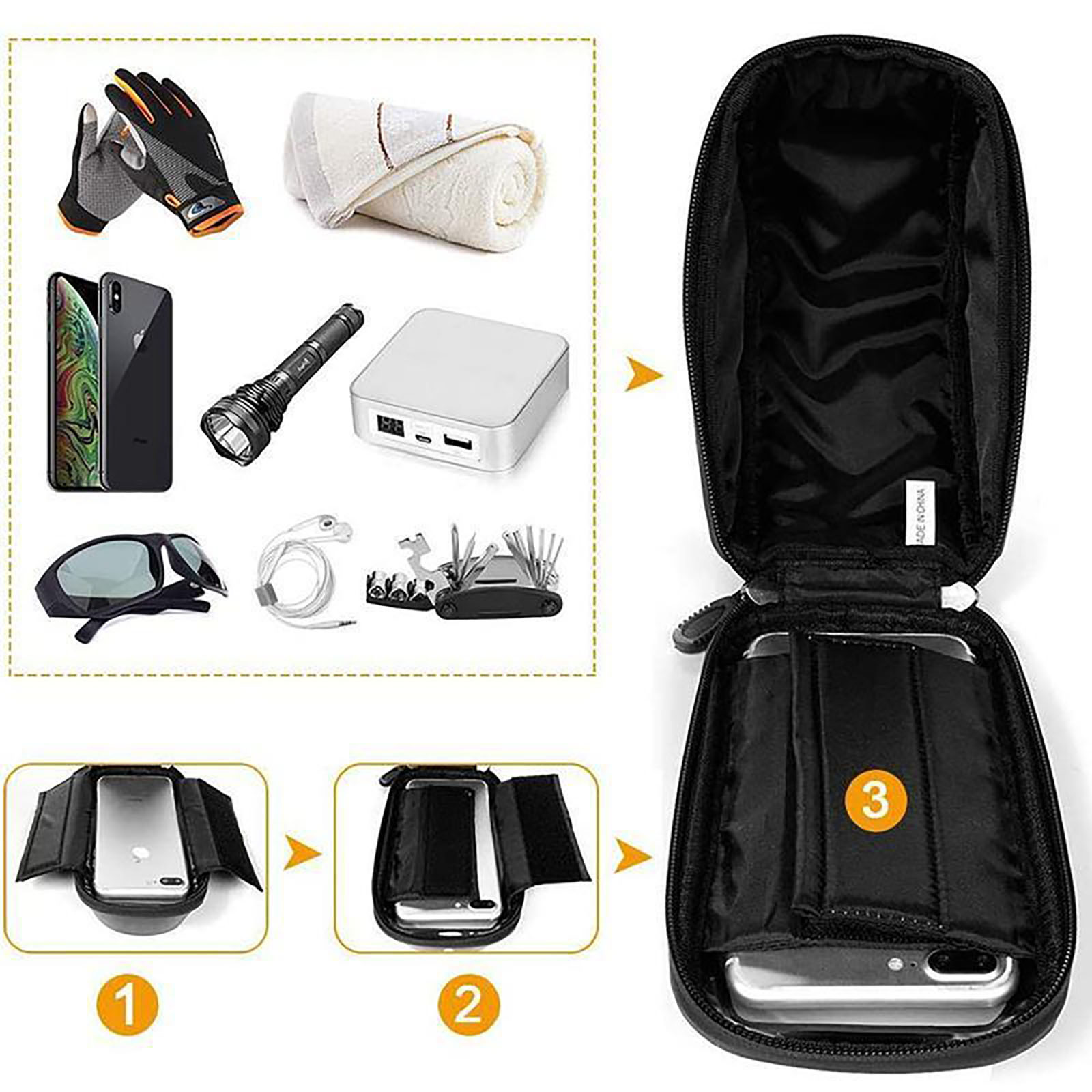 Wasserdichte Fahrrad-Handytasc – Cycling Gear Duffle Bewertung und Preis