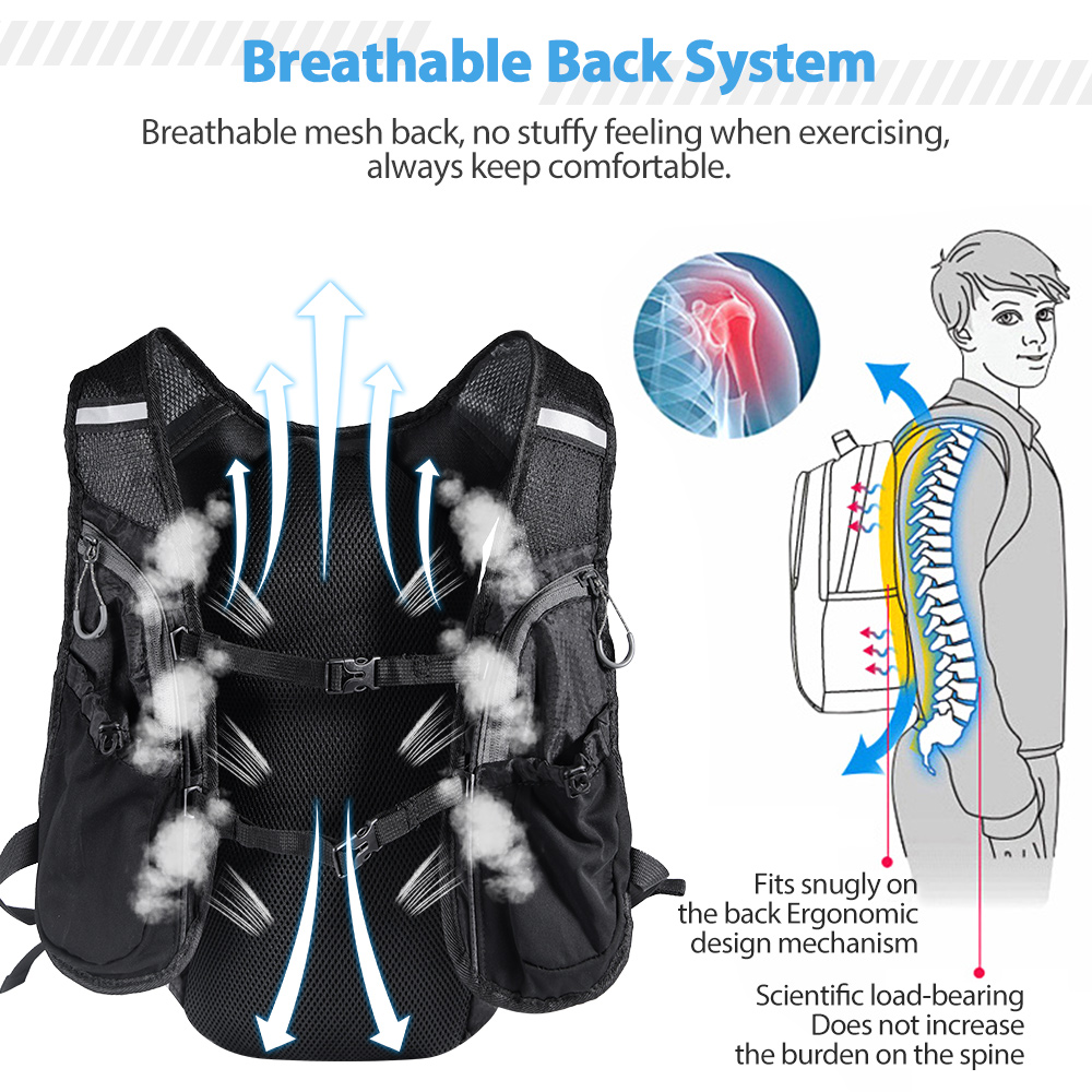 Laufrucksackweste mit Trinkbeu – Cycling Gear Vest Bewertung und Preis