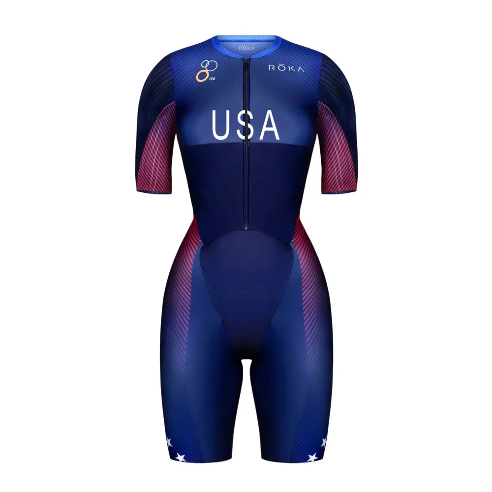 Roka Damen Kurzarm Trisuit Tri – Cycling Gear Jersey Bewertung und Preis