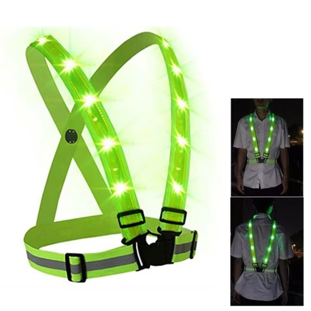 Neue Polyester-LED-Sicherheits – Cycling Gear Vest Bewertung und Preis