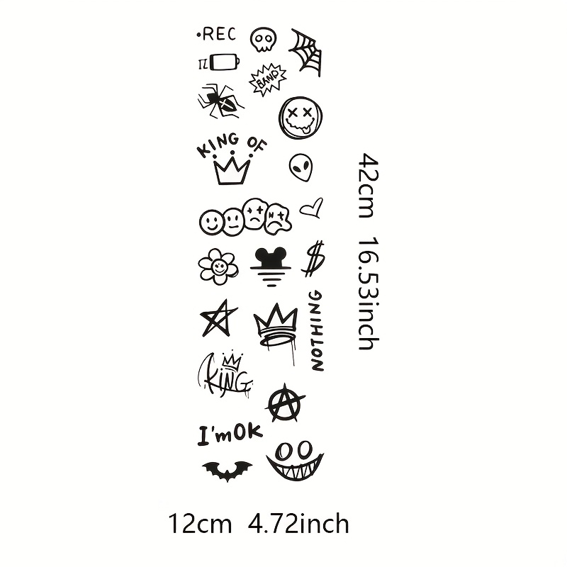 1 Set Graffiti-Animations-Aufk – Cycling Gear Organizer Bag Bewertung und Preis