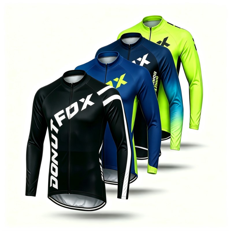Langarm-MTB-Trikot und Radlerh – Cycling Gear Logo Bewertung und Preis