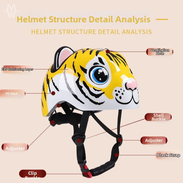 Niedlicher Tiger-Kinderfahrrad – Cycling Gear Of The Year Bewertung und Preis