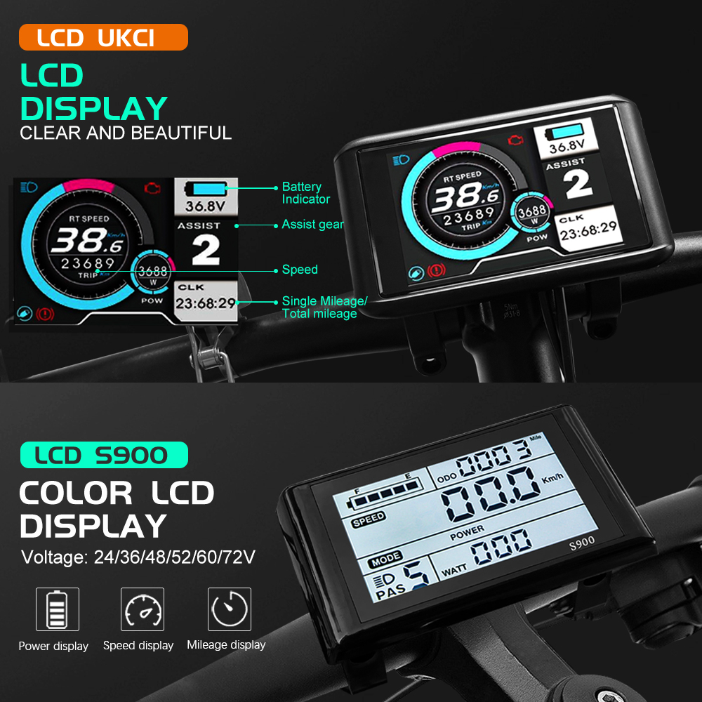 60V 3000W Elektrofahrrad-Umrüs – Cycling Gear Display Bewertung und Preis